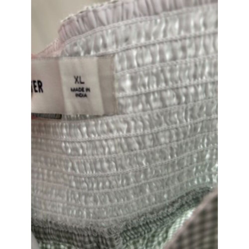 Hollister Green Gingham Cami Top XL Cottagecore Tank